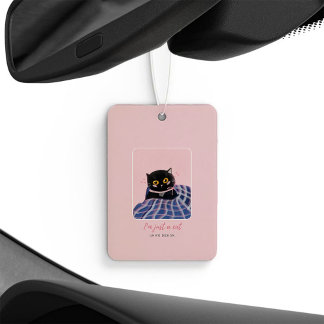 Schattigee Cat Pink Modern Pastel Luchtverfrisser