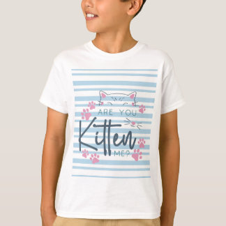 Schattigee Cat Pun - "Ben je kitten me?" Grappig g T-shirt