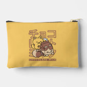 Schattigee Cat Riding Chocolademelk Karton Kawaii Etui (Achterkant)
