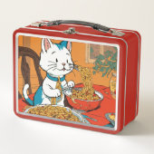 Schattigee Cat Spaghetti Lunchbox (Voorkant)