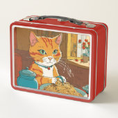 Schattigee Cat Spaghetti Lunchbox (Achterkant)