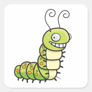 Schattigee Caterpillar Sticker