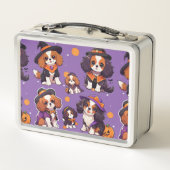 Schattigee Cavalier King Charles halloweenpatroon (Achterkant)