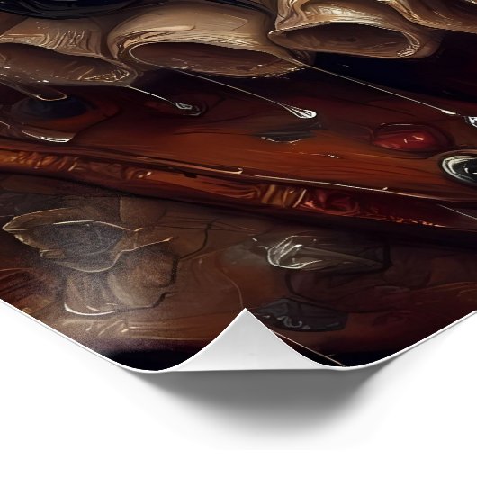 Schattigee Cavalier King Charles Spaniel Hamlet Ar Perfect Poster (Hoek)