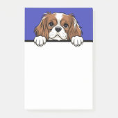 Schattigee Cavalier King Charles Spaniel Hondenlie Post-it® Notes (Voorkant)