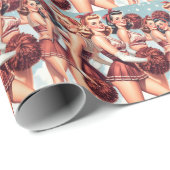 Schattigee  Cheerleaders Cadeaupapier (Rol Hoek)