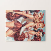 Schattigee Cheerleaders Legpuzzel (Horizontaal)