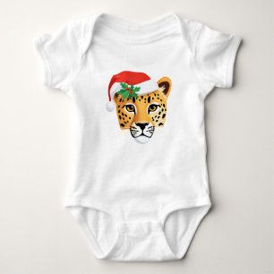 Schattigee Cheetah Safari Kerstmis Kostuum Squad Romper