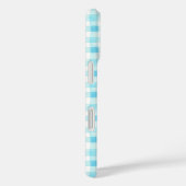 Schattigee Cherry Coquette Bow Blue Gingham Case-Mate iPhone Case (Achterkant / Rechts)