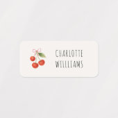 Schattigee Cherry Coquette Terug naar School Kledi Labels (Design 1)