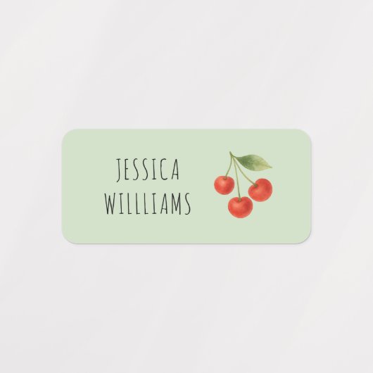 Schattigee Cherry Coquette Terug naar School Kledi Labels (Design 2)