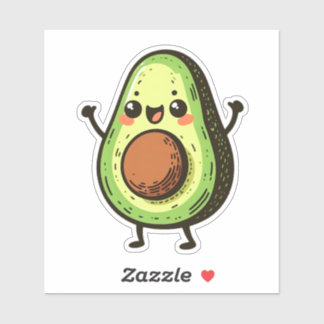 Schattigee Chibi Avocado Sticker