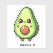 Schattigee Chibi Avocado Sticker (Vel)