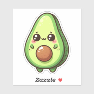 Schattigee Chibi Avocado Sticker