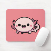 Schattigee Chibi Axolotl Muismat (Met muis)