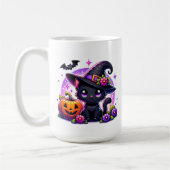 Schattigee Chibi Happy Halloween pompoen gepersona Koffiemok (Links)