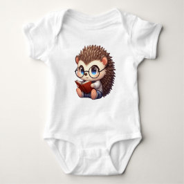 Schattigee Chibi Reading Hedgehog Romper