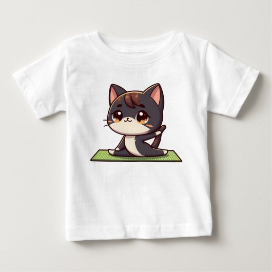 Schattigee Chibi Yoga Kat (Voorkant)