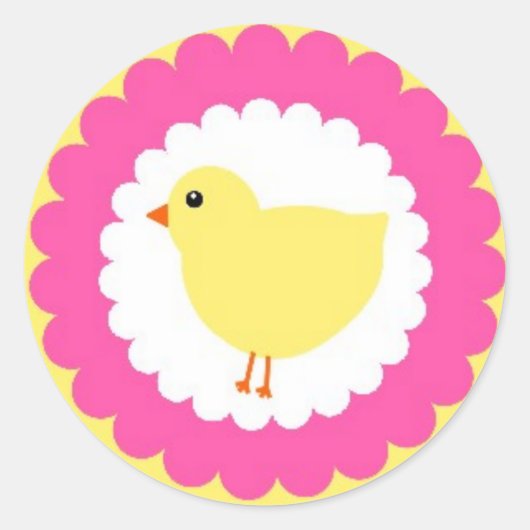 Schattigee chick sticker (Voorkant)