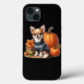 Schattigee Chihuahua in Trui met Pompoenen Case-Mate iPhone Case (Achterkant)