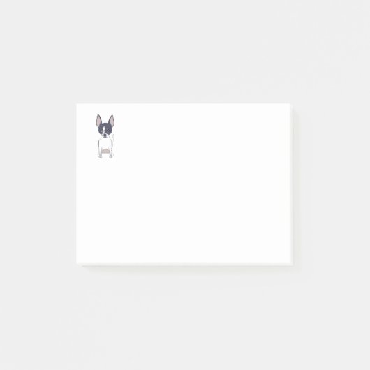 Schattigee Chihuahua zwart en wit Post-it® Notes (Voorkant)