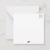 Schattigee Chipmunk Briefkaart Stijl (Achterkant)