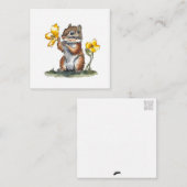Schattigee Chipmunk Briefkaart Stijl (Voorkant / Achterkant)