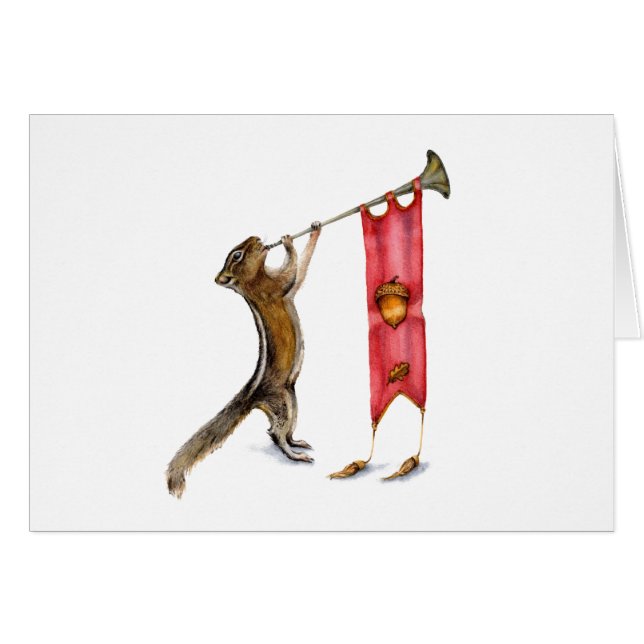 Schattigee Chipmunk Herald (Voorkant Horizontaal)