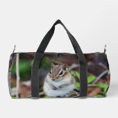 Schattigee Chipmunk Wildlife Dier Gepersonaliseerd Plunjezak (Achterkant)