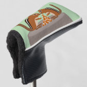 Schattigee Chipmunks herfstbruiloft Golfheadcover (3/4 voorkant)