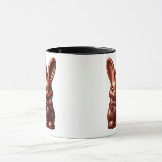 Schattigee Chocolade Bow Stropdas Paashaas Snoep Mok (Midden)