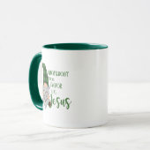 Schattigee Christelijke Gnome St. Patrick's Day Gr Mok (Voorkant links)