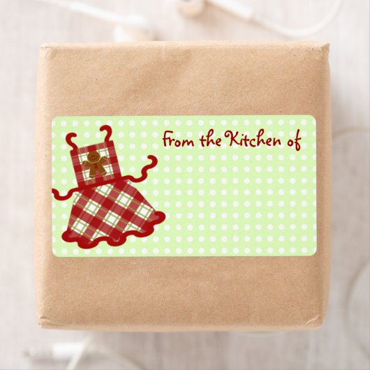 Schattigee Christmas Baker keukenlabels Etiket (Insitu)