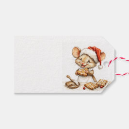 Schattigee Christmas Chef Mouse Cadeaulabel