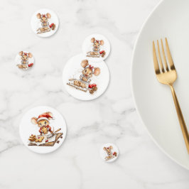 Schattigee Christmas Chef Mouse Confetti