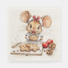 Schattigee Christmas Chef Mouse Servet