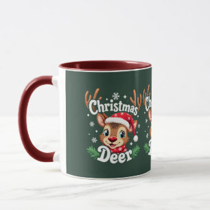 Schattigee Christmas Deer Illustration Mok