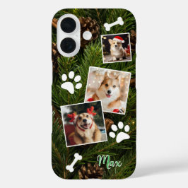 Schattigee Christmas Dog Telefoonhoes, Eenvoudig  iPhone 16 Hoesje