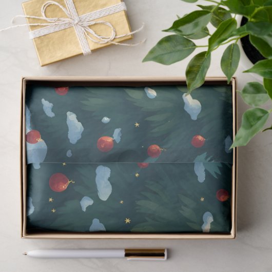 Schattigee Christmas Skunk Cartoon Tissuepapier (Geschenk)