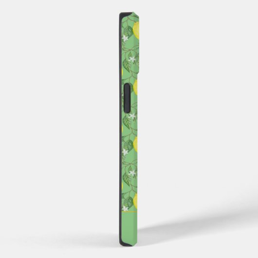 Schattigee citroengele groene patroonnaam Case-Mate iPhone case (Achterkant / Rechts)