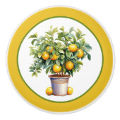 Schattigee citroenliefhebbers keuken keramische knop (Voorkant)