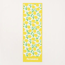 Schattigee citroenmotief Fruit Orchard Zen Yoga Na Yogamat
