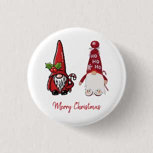 Schattigee Classic Gnomes Custom Christmas Ronde Button 3,2 Cm