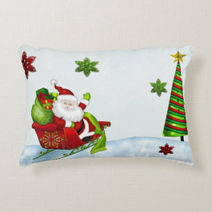 Schattigee Classic Santa Whimsey VAKANTIE DECOR RE Decoratief Kussen