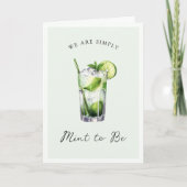 Schattigee Cocktail Pun Jubileum Kaart (Voorkant)