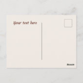 Schattigee coffeeshop dank u voor verkopers briefkaart (Achterkant)