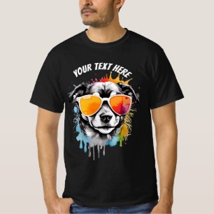 Schattigee Cool Puppy met Zonnebril T-shirt