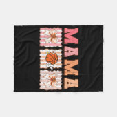Schattigee Coquette Bow Game Day Basketbal Mama vo Fleece Deken (Voorkant (Horizontaal))
