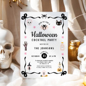 Schattigee Coquette Halloween Cocktail Party Kaart