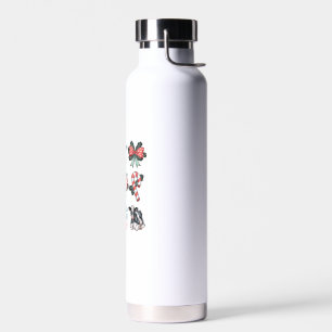 Schattigee Coquette Red Xmas Santa Claus Koe Lover Waterfles